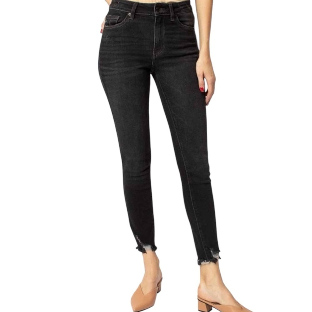 🌻KANCAN Vintage Black High Rise Skinny Jeans Women's Size 24